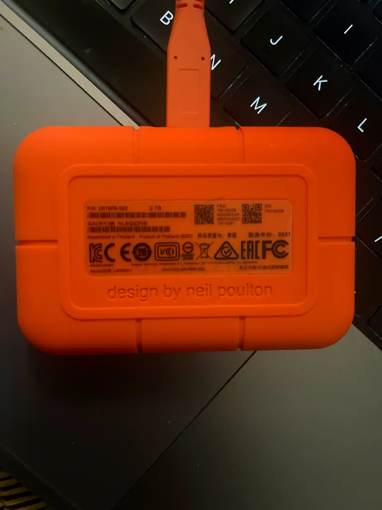 LaCie Rugged SSD 2TB External SSD USB-C (LRD0SV1) - Used - Image 4